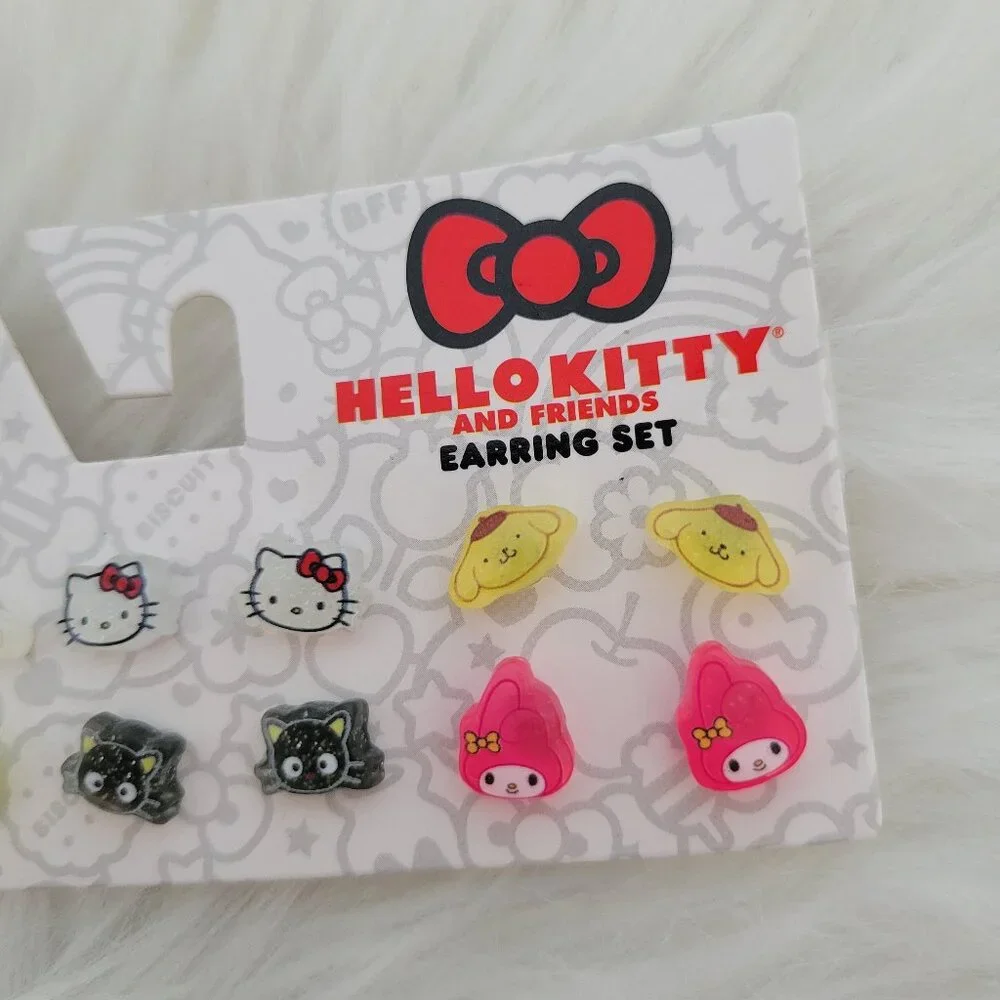 Hello Kitty & Friends 6-Pack Stud Earrings